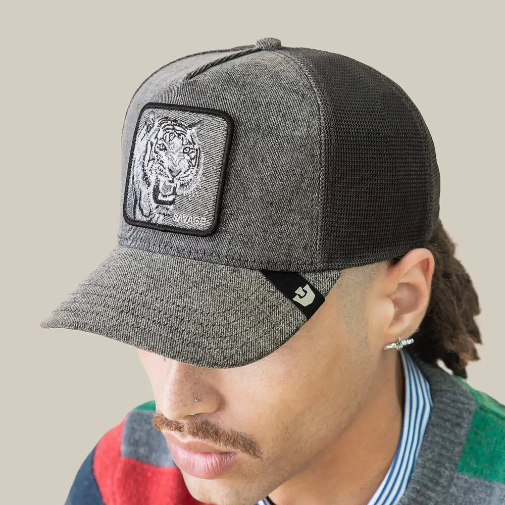 Goorin Bros Denim Savage Cap - Grey Denim
