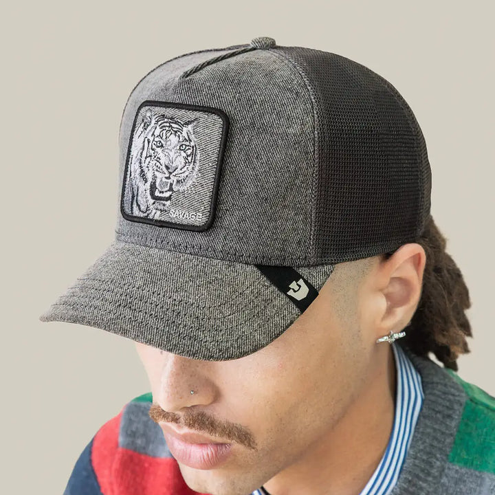 Goorin Bros Denim Savage Cap - Grey Denim
