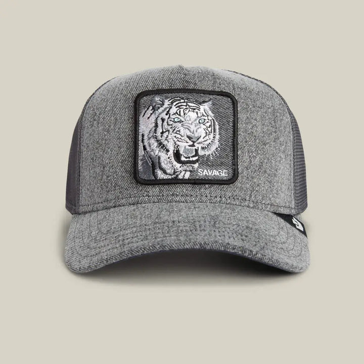Goorin Bros Denim Savage Cap - Grey Denim