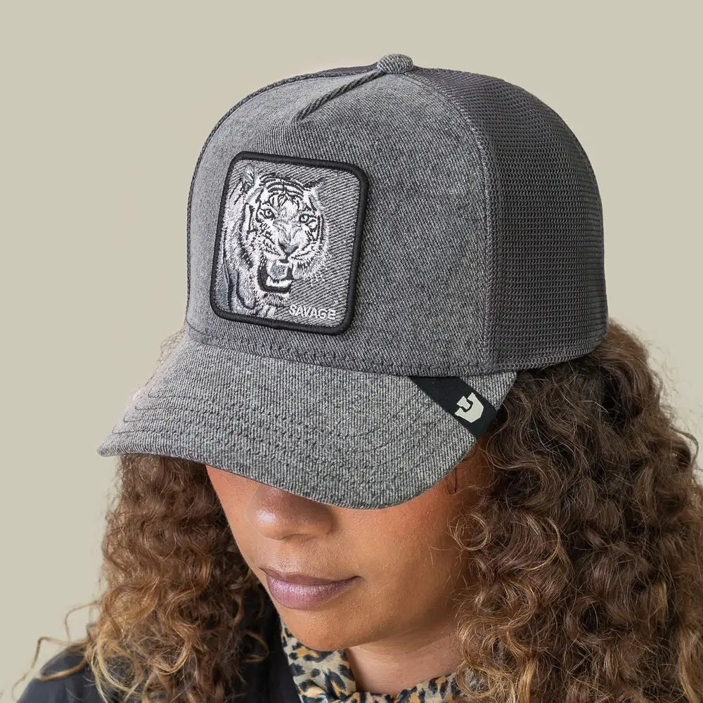 Goorin Bros Denim Savage Cap - Grey Denim
