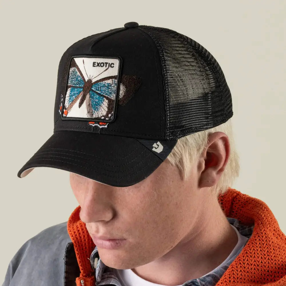 Goorin Bros Over The Line Butterfly Trucker Cap - Void