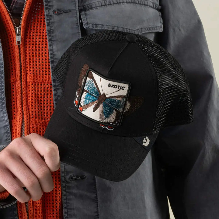 Goorin Bros Over The Line Butterfly Trucker Cap - Void