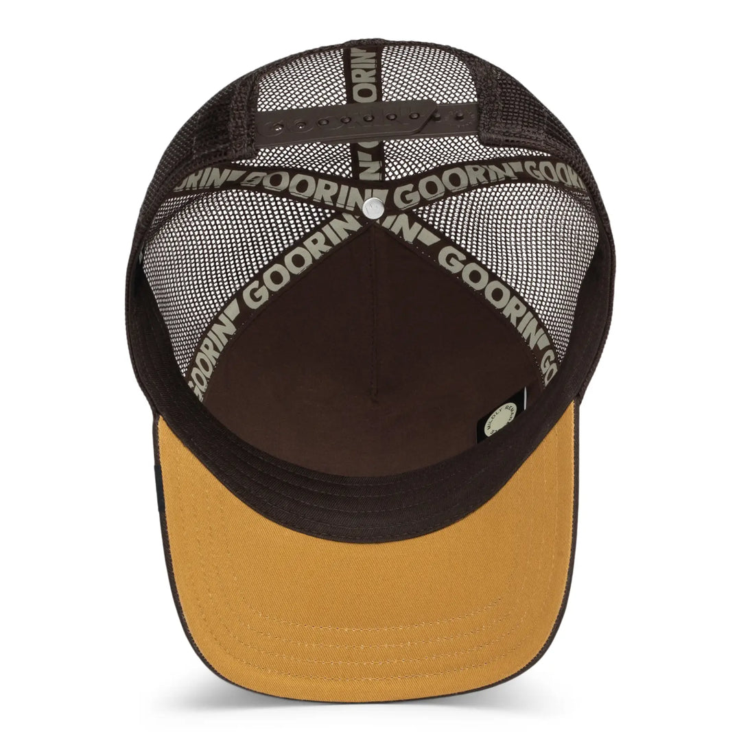 Goorin Bros Over The Line Longhorn Trucker Cap - Dust