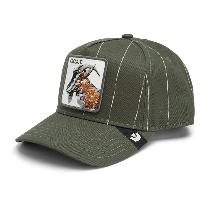 Goorin Bros Pinstripe Goat Trucker Cap - Palm Green