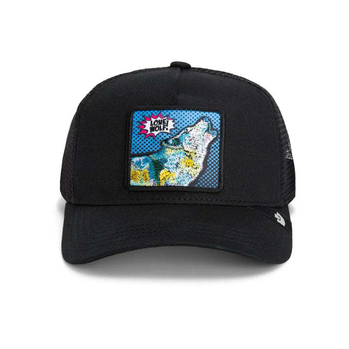Goorin Bros POPart Lone Wolf Trucker Cap - Void