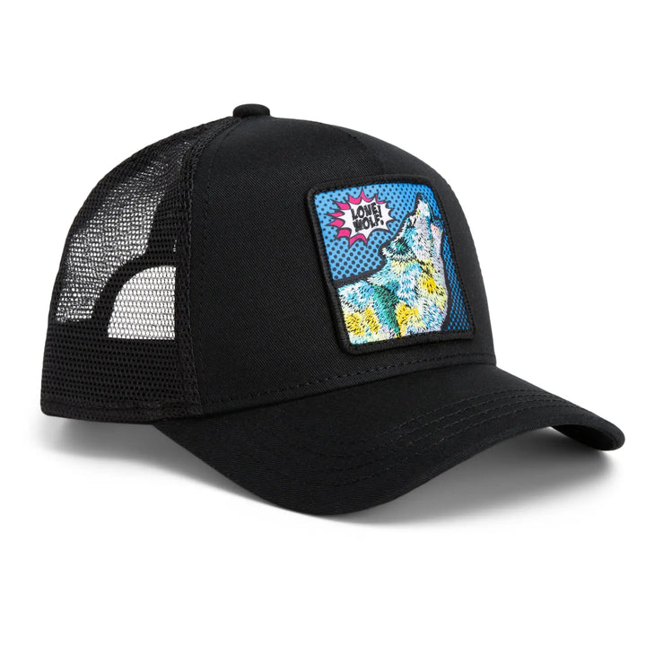 Goorin Bros POPart Lone Wolf Trucker Cap - Void