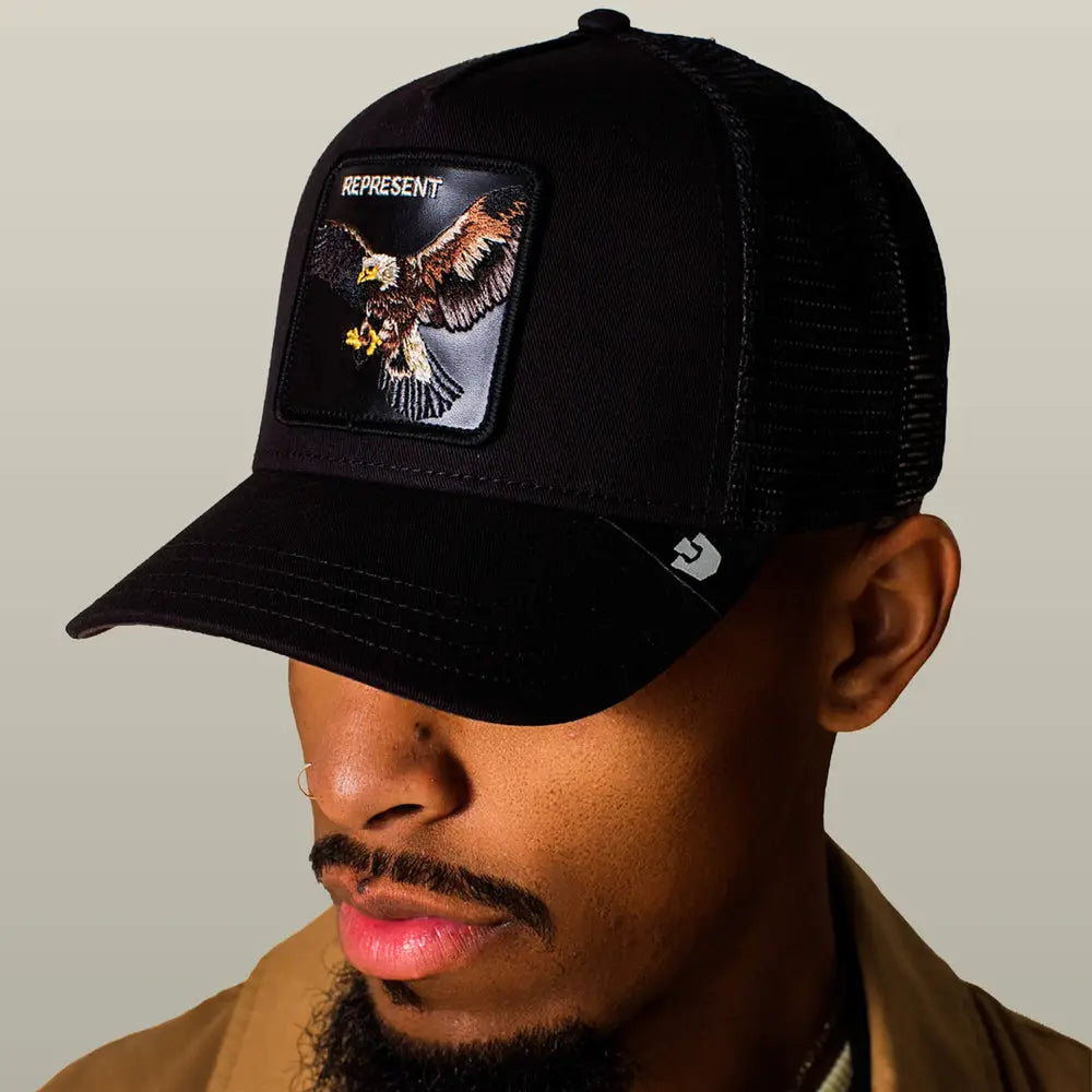 Goorin Bros Represent Eagle Trucker Cap - Void
