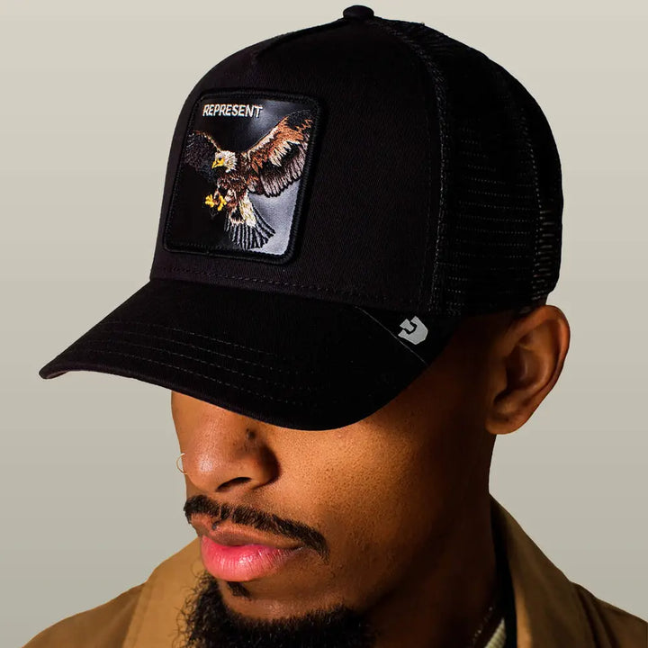 Goorin Bros Represent Eagle Trucker Cap - Void
