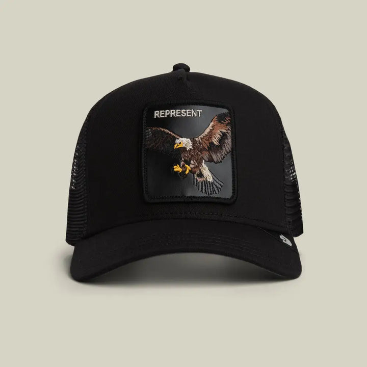 Goorin Bros Represent Eagle Trucker Cap - Void