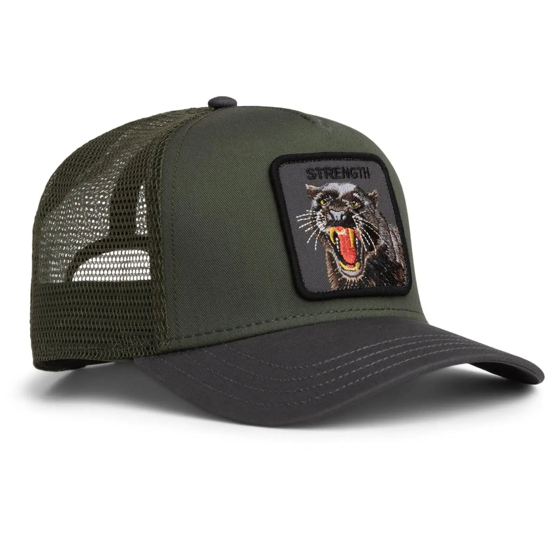 Goorin Bros Strength Panther Trucker Cap - Palm