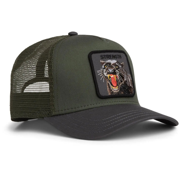 Goorin Bros Strength Panther Trucker Cap - Palm