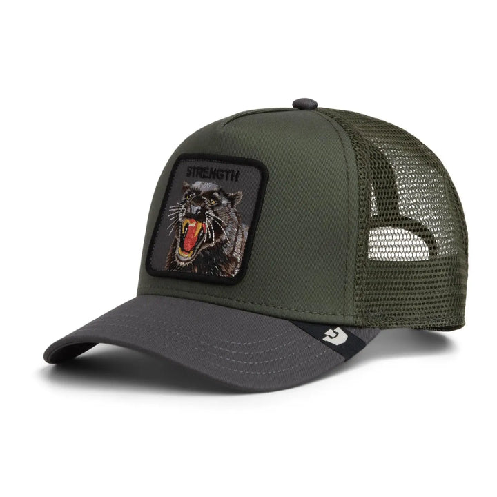 Goorin Bros Strength Panther Trucker Cap - Palm