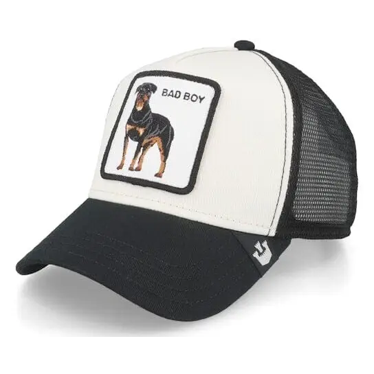 Goorin Bros The Baddest Boy Trucker Cap Black / White 