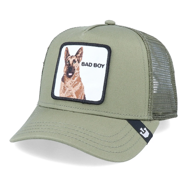 Goorin Bros The Baddest Boy Trucker Cap Olive 