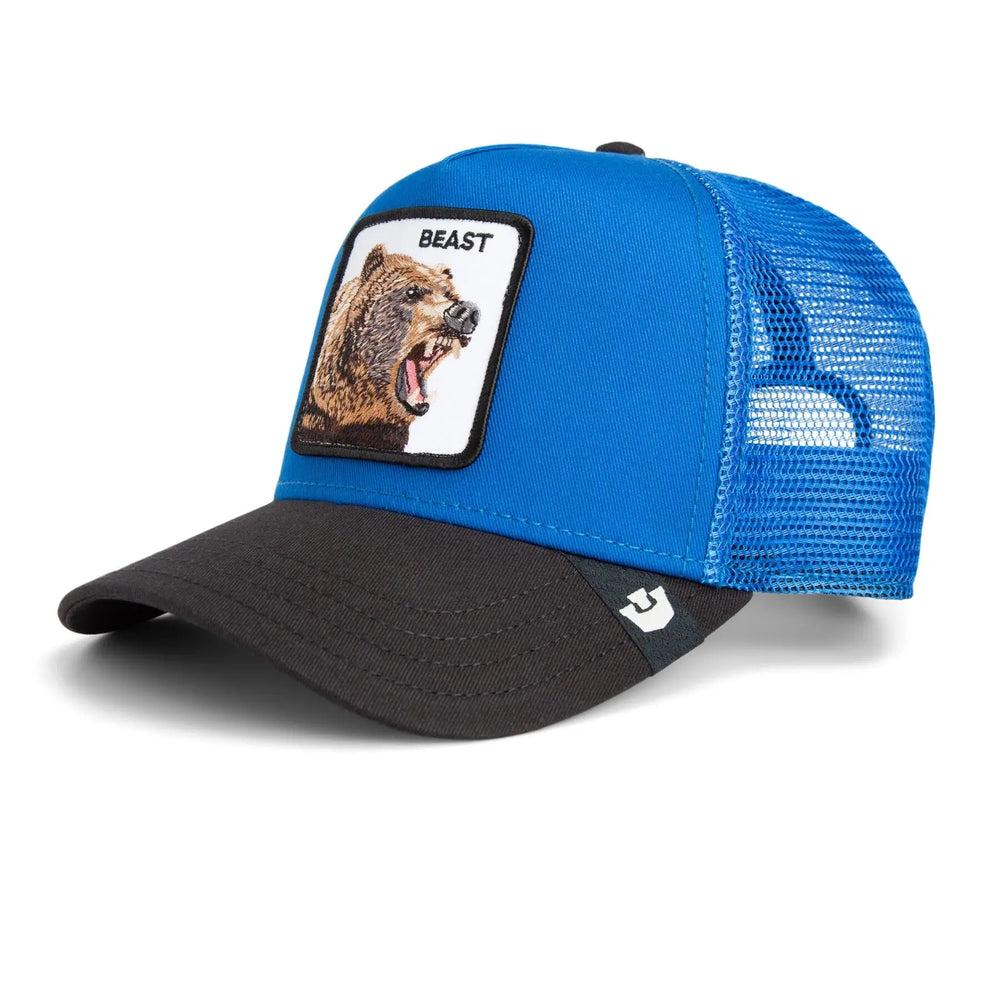 Goorin Bros The Beast Bear Trucker Cap - Royal / Void