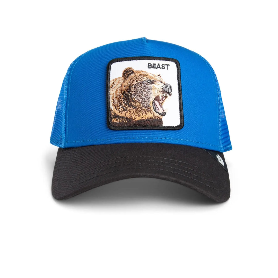 Goorin Bros The Beast Bear Trucker Cap - Royal / Void