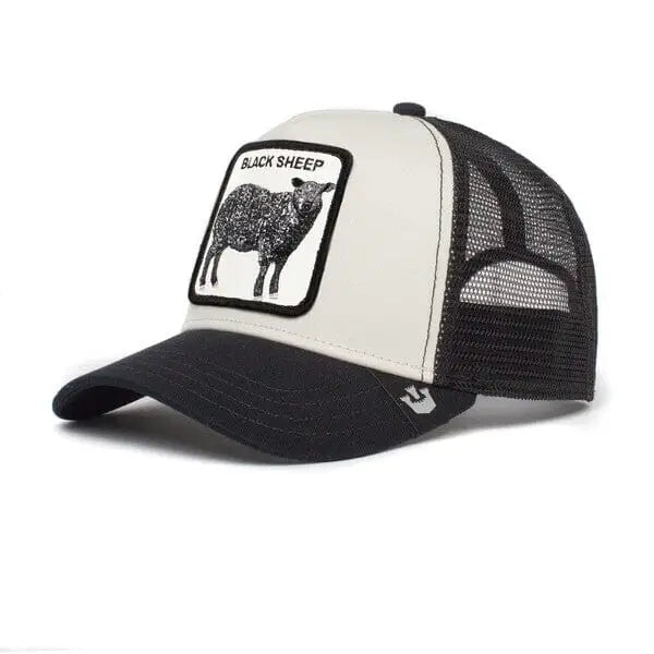 Goorin Bros The Black Sheep Trucker Cap Black / White 