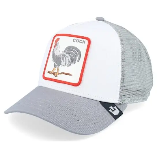 Goorin Bros The Cock Trucker Cap Light Grey 