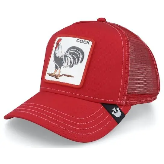 Goorin Bros The Cock Trucker Cap Red 