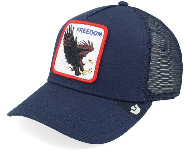 Goorin Bros The Freedom Eagle Trucker Cap Navy 
