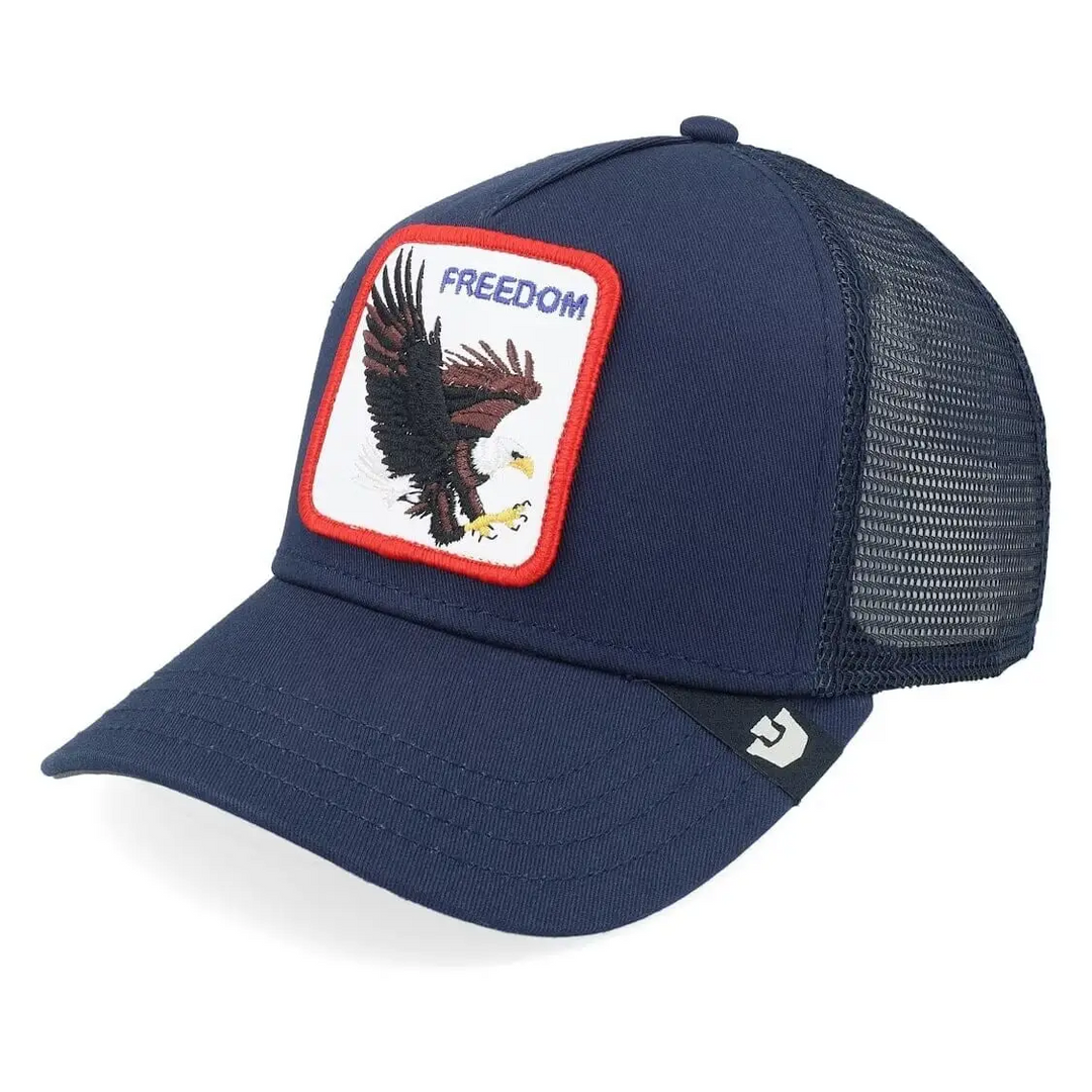 Goorin Bros The Freedom Eagle Trucker Cap Navy 