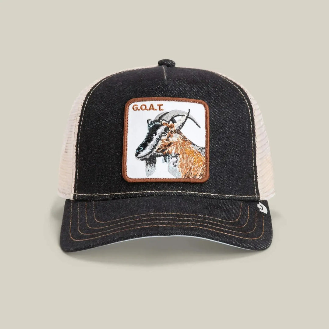 Goorin Bros The GOAT Trucker Cap Dark Denim 