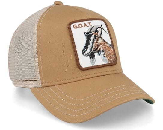 Goorin Bros The GOAT Trucker Cap Khaki 