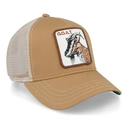 Goorin Bros The GOAT Trucker Cap Khaki 