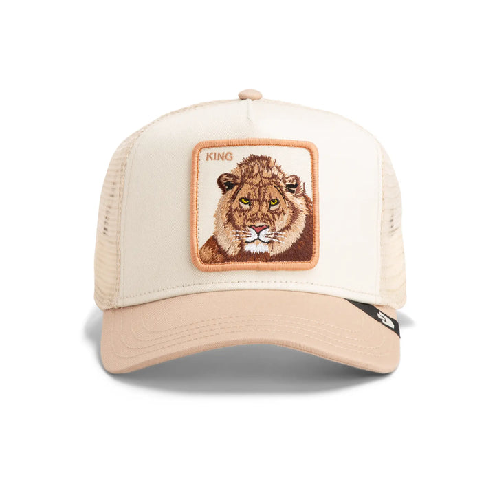 Goorin Bros The King Lion Trucker Cap - Chalk