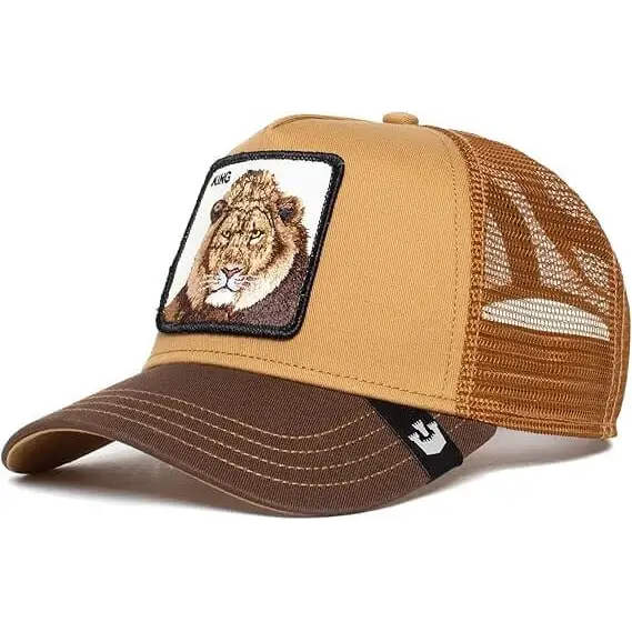Goorin Bros The King Lion Trucker Cap Whiskey 
