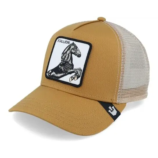 Goorin Bros The Stallion Trucker Cap Khaki 