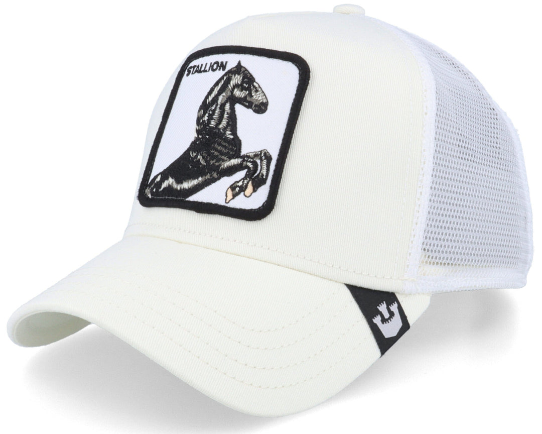 Goorin Bros The Stallion Trucker Cap White 
