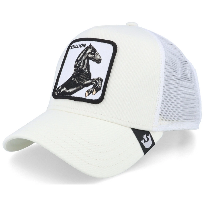 Goorin Bros The Stallion Trucker Cap White 