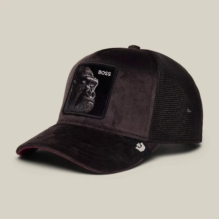 Goorin Bros Velour Boss Trucker Cap - Void