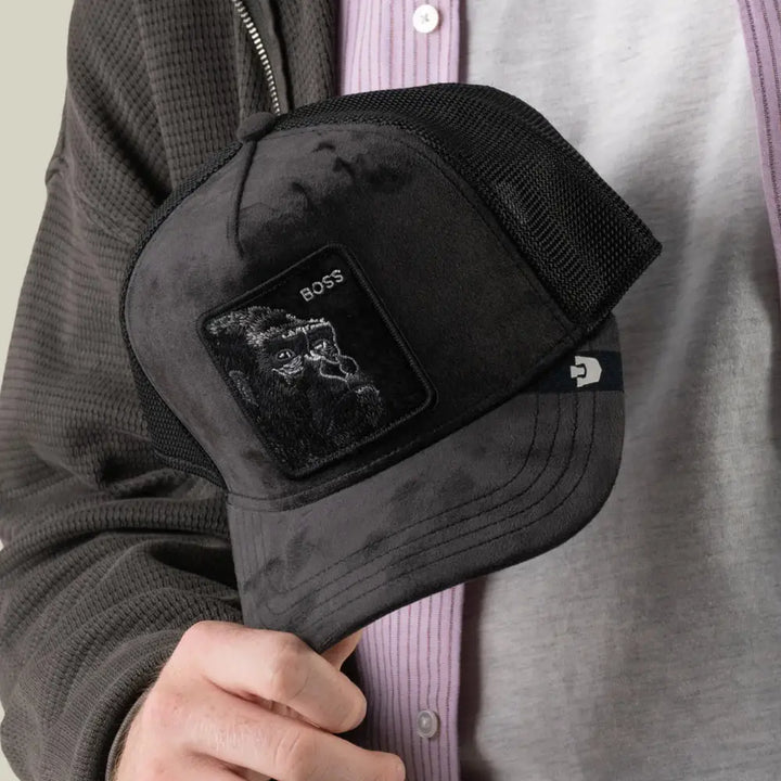 Goorin Bros Velour Boss Trucker Cap - Void
