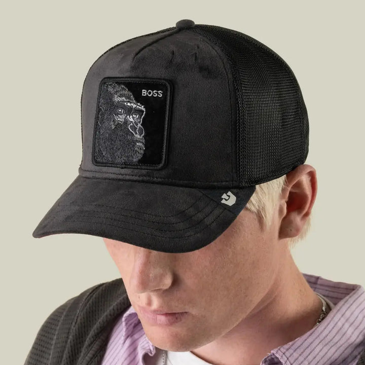 Goorin Bros Velour Boss Trucker Cap - Void
