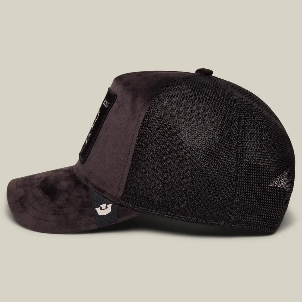 Goorin Bros Velour Boss Trucker Cap - Void