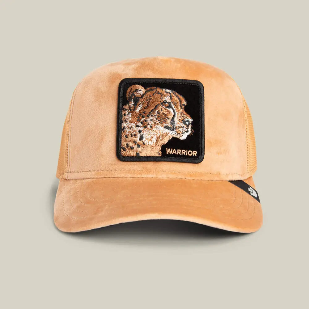 Goorin Bros Velour Cheetah Cap - Heat