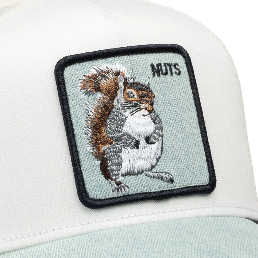 Goorin Denim Squirrel Trucker Cap - Light Denim