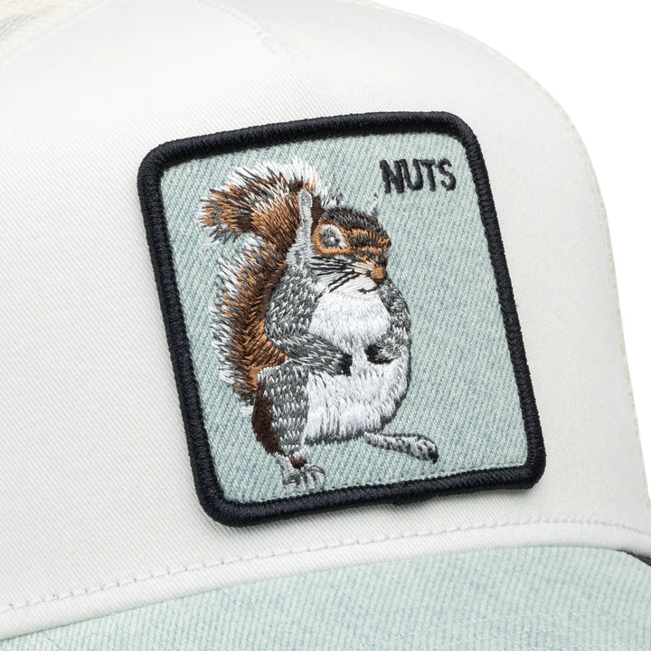 Goorin Denim Squirrel Trucker Cap - Light Denim