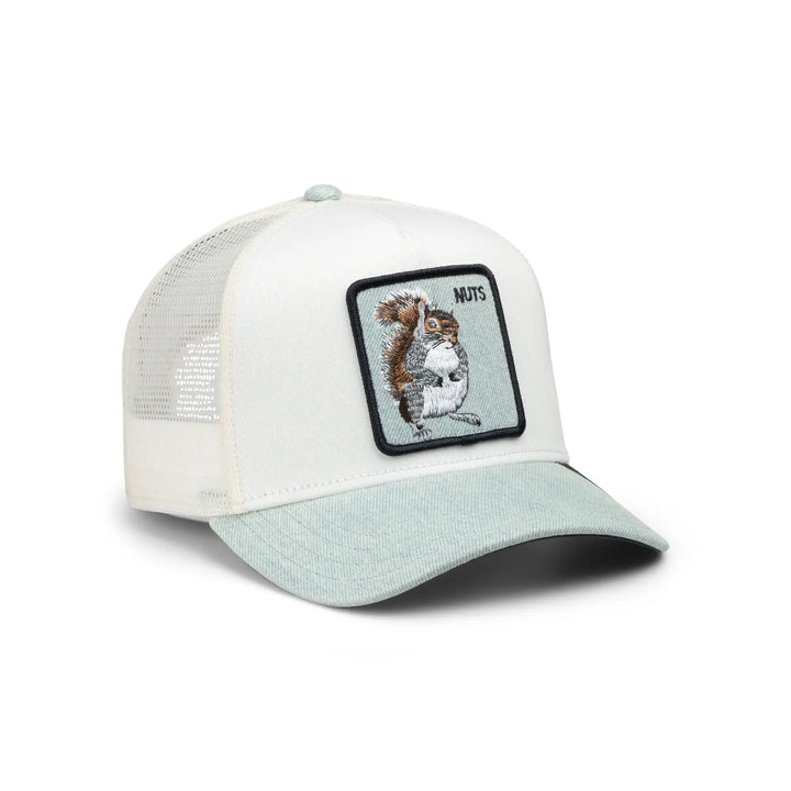 Goorin Denim Squirrel Trucker Cap - Light Denim