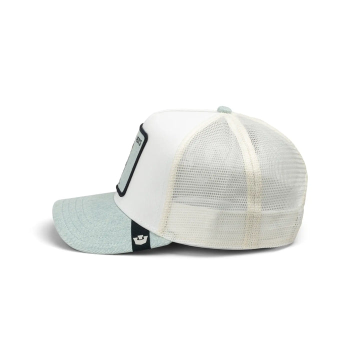 Goorin Denim Squirrel Trucker Cap - Light Denim