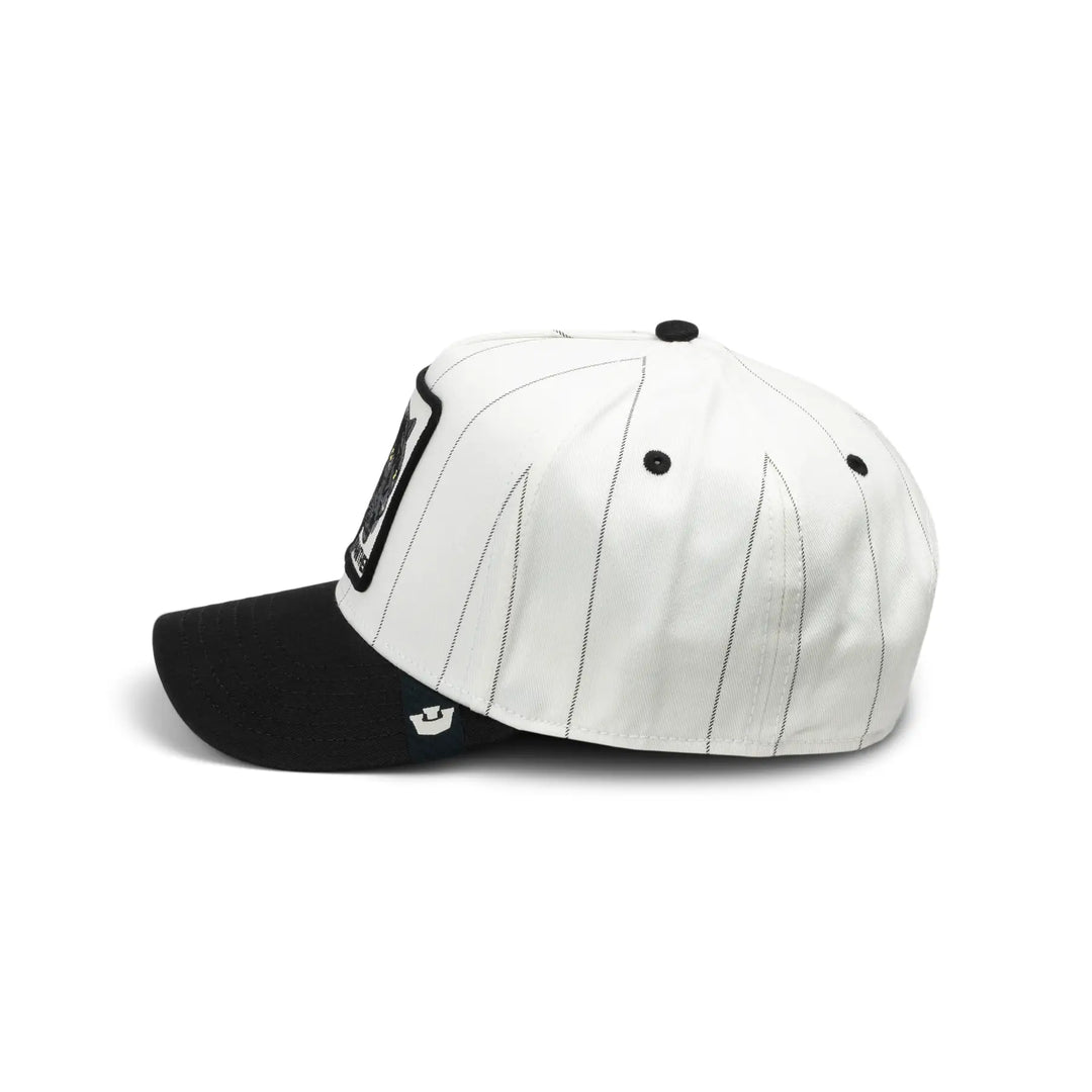 Goorin Pinstripe Panther Trucker Cap - Mineral Grey