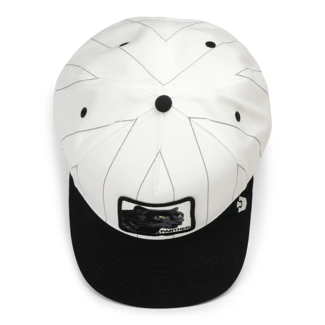 Goorin Pinstripe Panther Trucker Cap - Mineral Grey