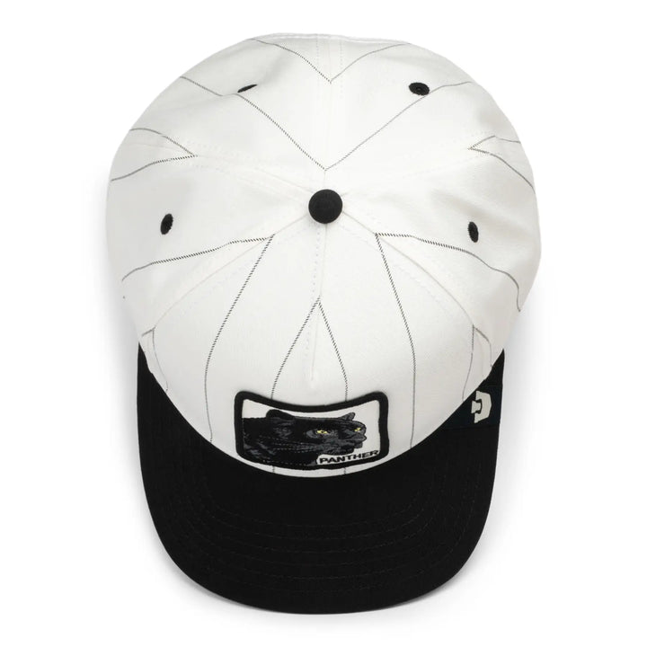 Goorin Pinstripe Panther Trucker Cap - Mineral Grey