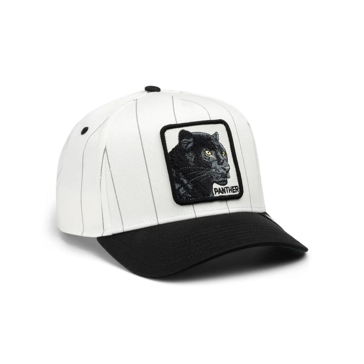 Goorin Pinstripe Panther Trucker Cap - Mineral Grey