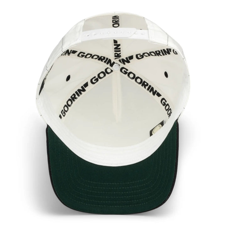 Goorin Pinstripe Panther Trucker Cap - Mineral Grey