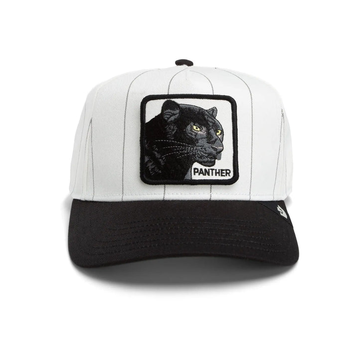 Goorin Pinstripe Panther Trucker Cap - Mineral Grey