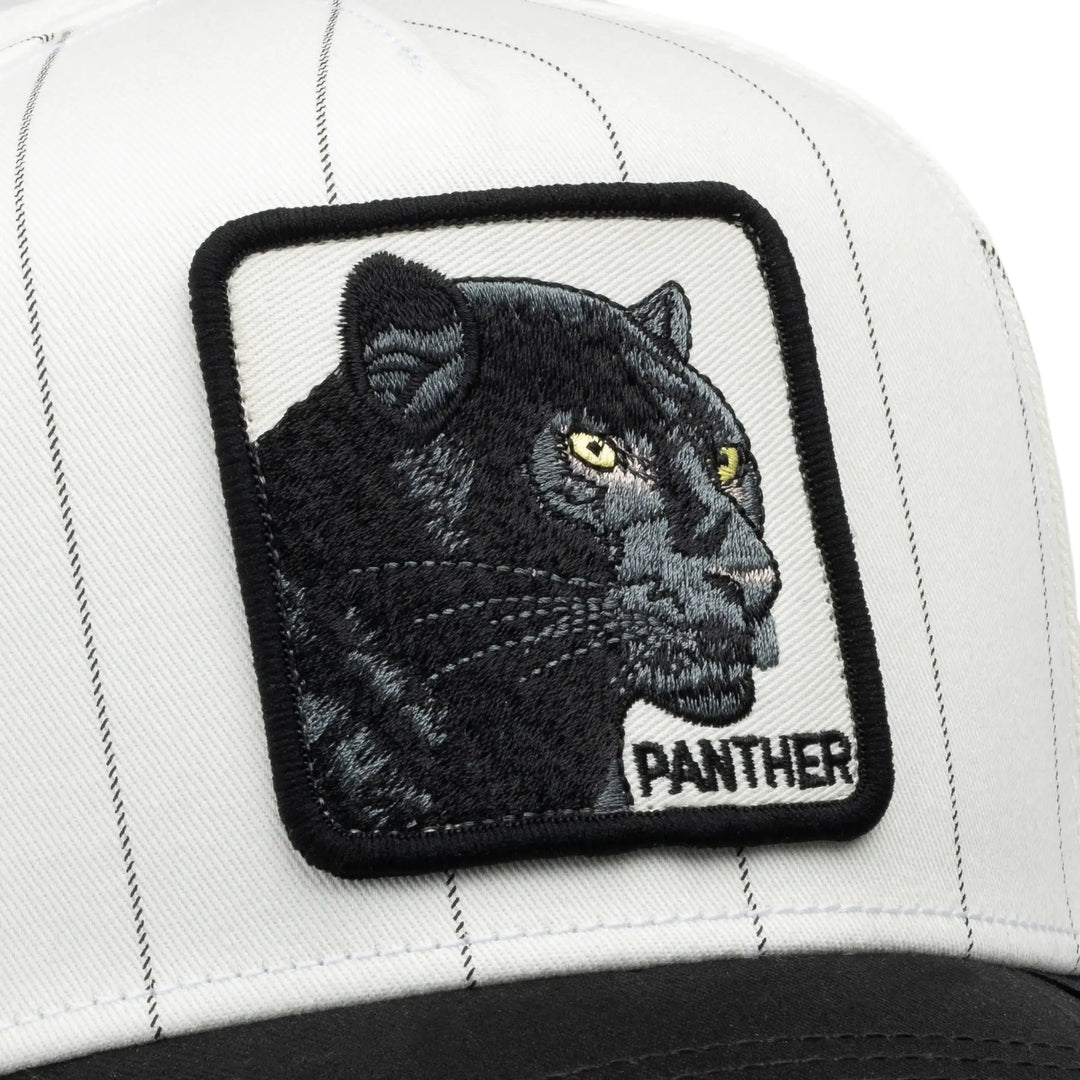 Goorin Pinstripe Panther Trucker Cap - Mineral Grey