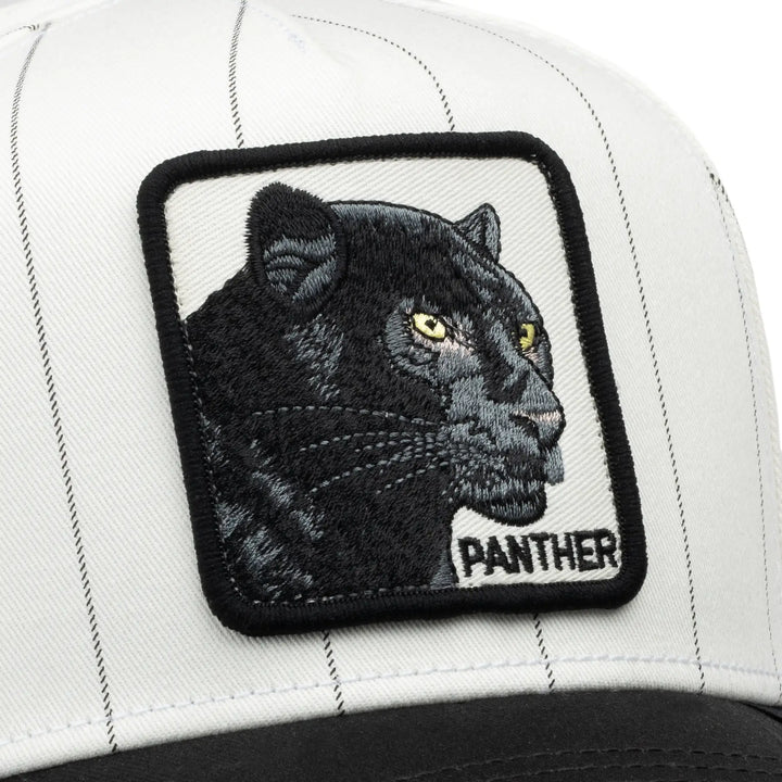 Goorin Pinstripe Panther Trucker Cap - Mineral Grey